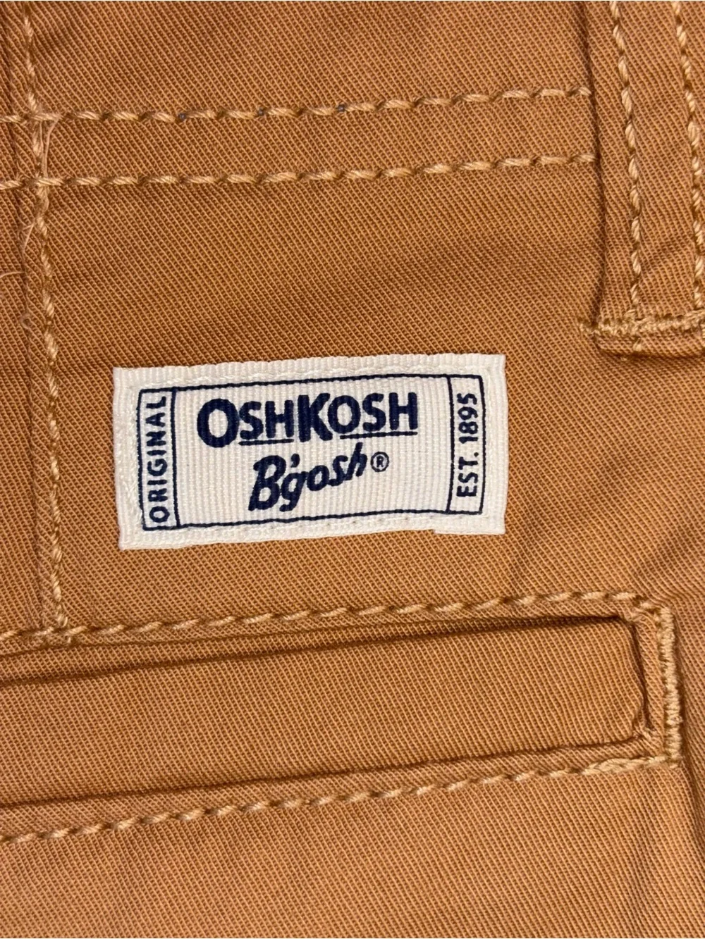 NWT OshKosh B’gosh Boys Tan Chino Shorts Size 8